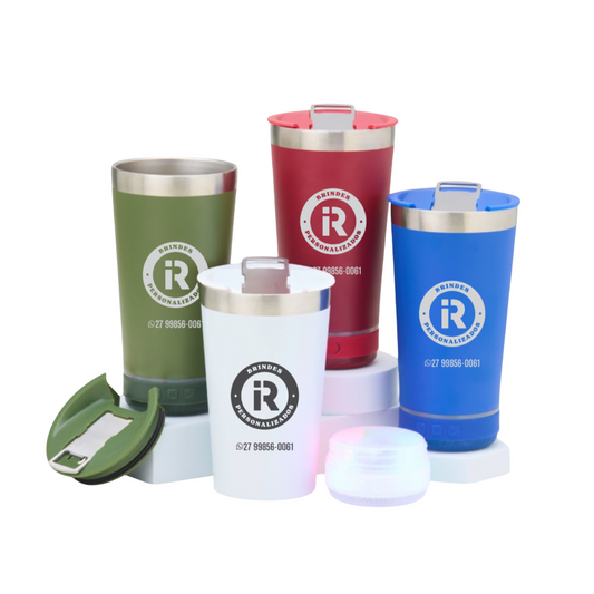 Copo Térmico 400ml com Caixa de Som (18749)