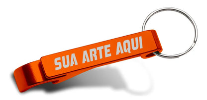 kit 100 Chaveiros Personalizados Abridor de garrafa (09824)