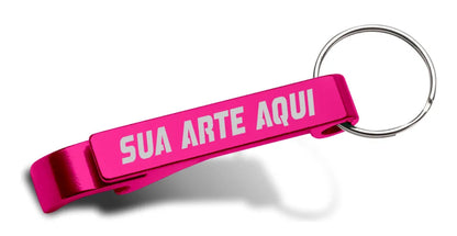 kit 100 Chaveiros Personalizados Abridor de garrafa (09824)